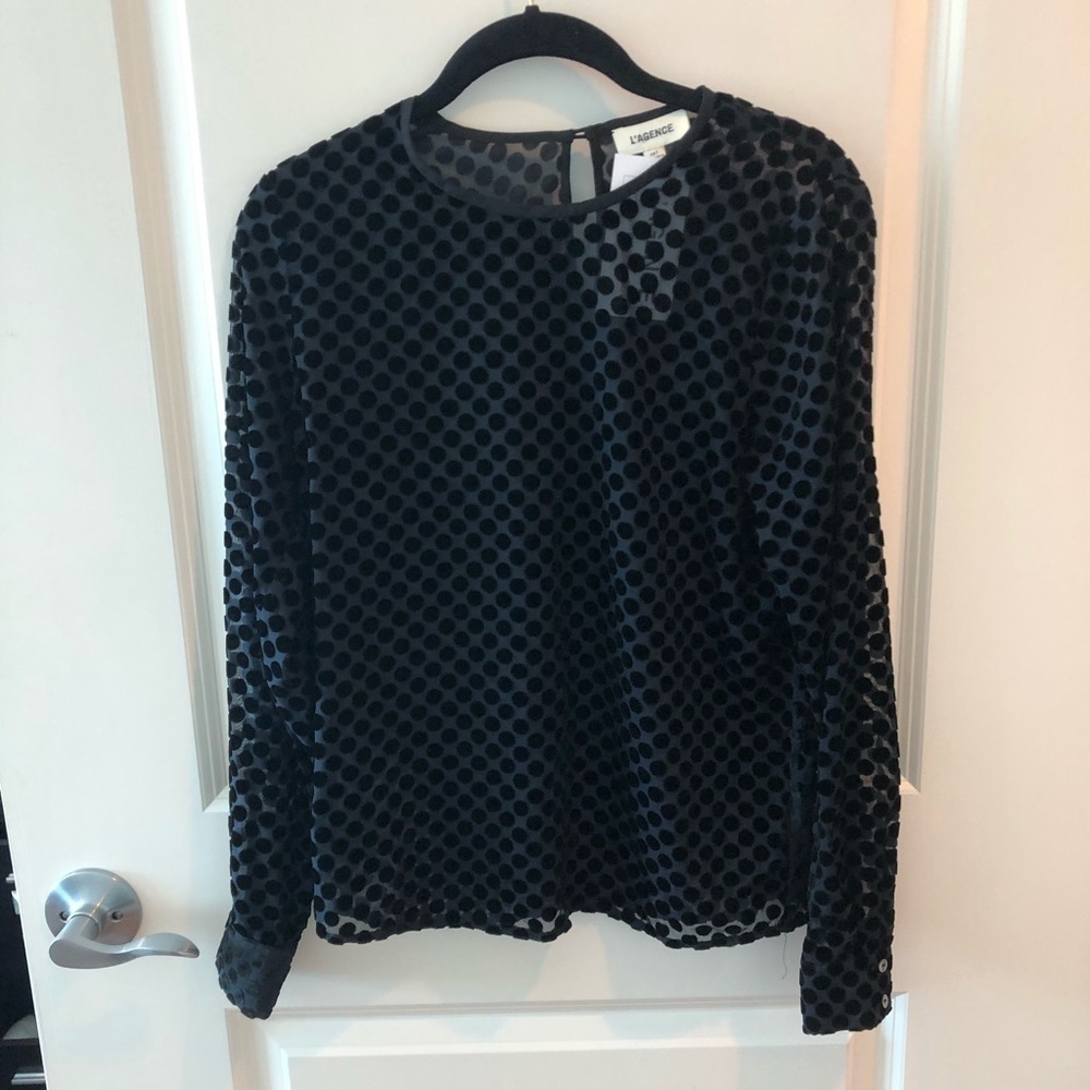 NWT L’AGENCE Blouse Top Size XS